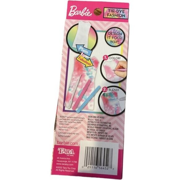 Barbie Tie-Dye Fashion Design Kit For Kids - Picture 3 of 4